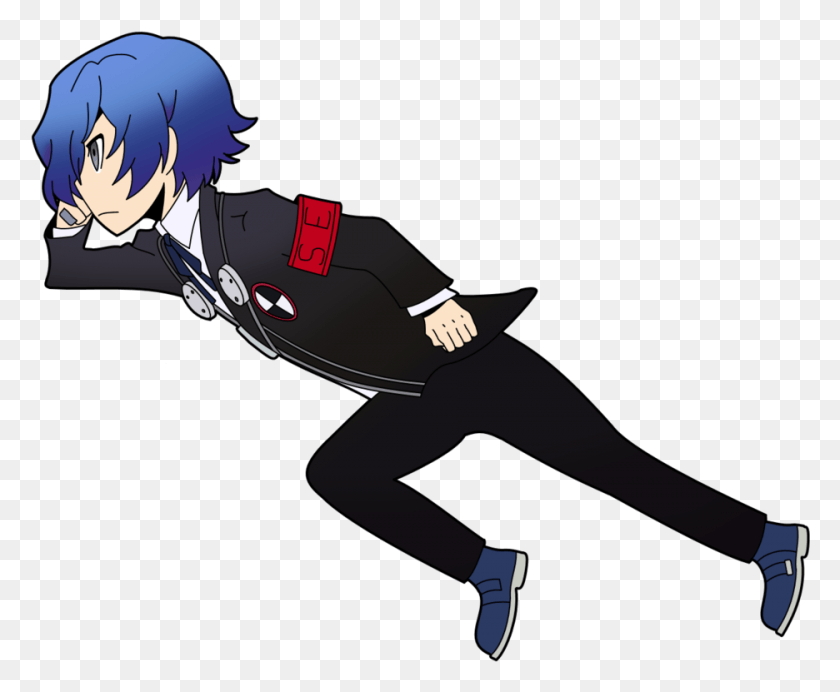 936x759 Persona 3 Protagonist By Pjsone Persona Q Protagonist, Person, Human, Clothing HD PNG Download