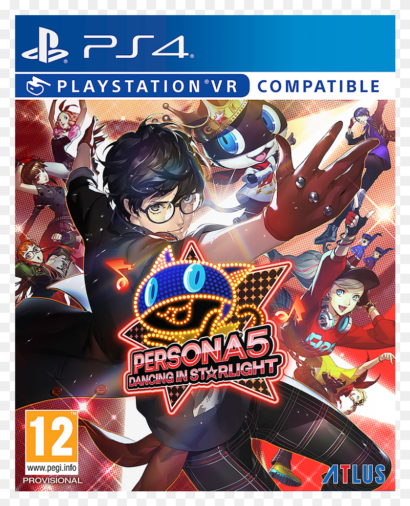 797x997 Persona 5 Dancing In Starlight Ps4 Cover, Advertisement, Person, Human HD PNG Download
