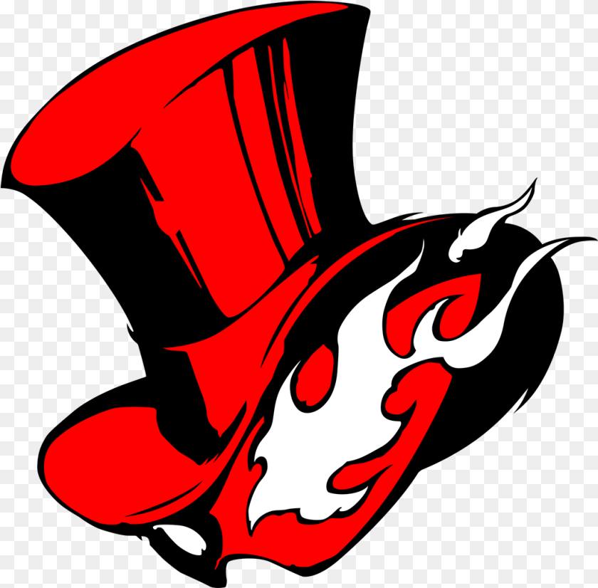 Persona 5 Hat Logo Phantom Thieves Logo, Person, Face, Head PNG