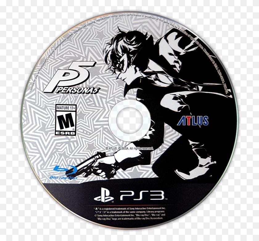 720x720 Persona Persona 5 Ps4 Disc, Disk, Dvd, Person HD PNG Download