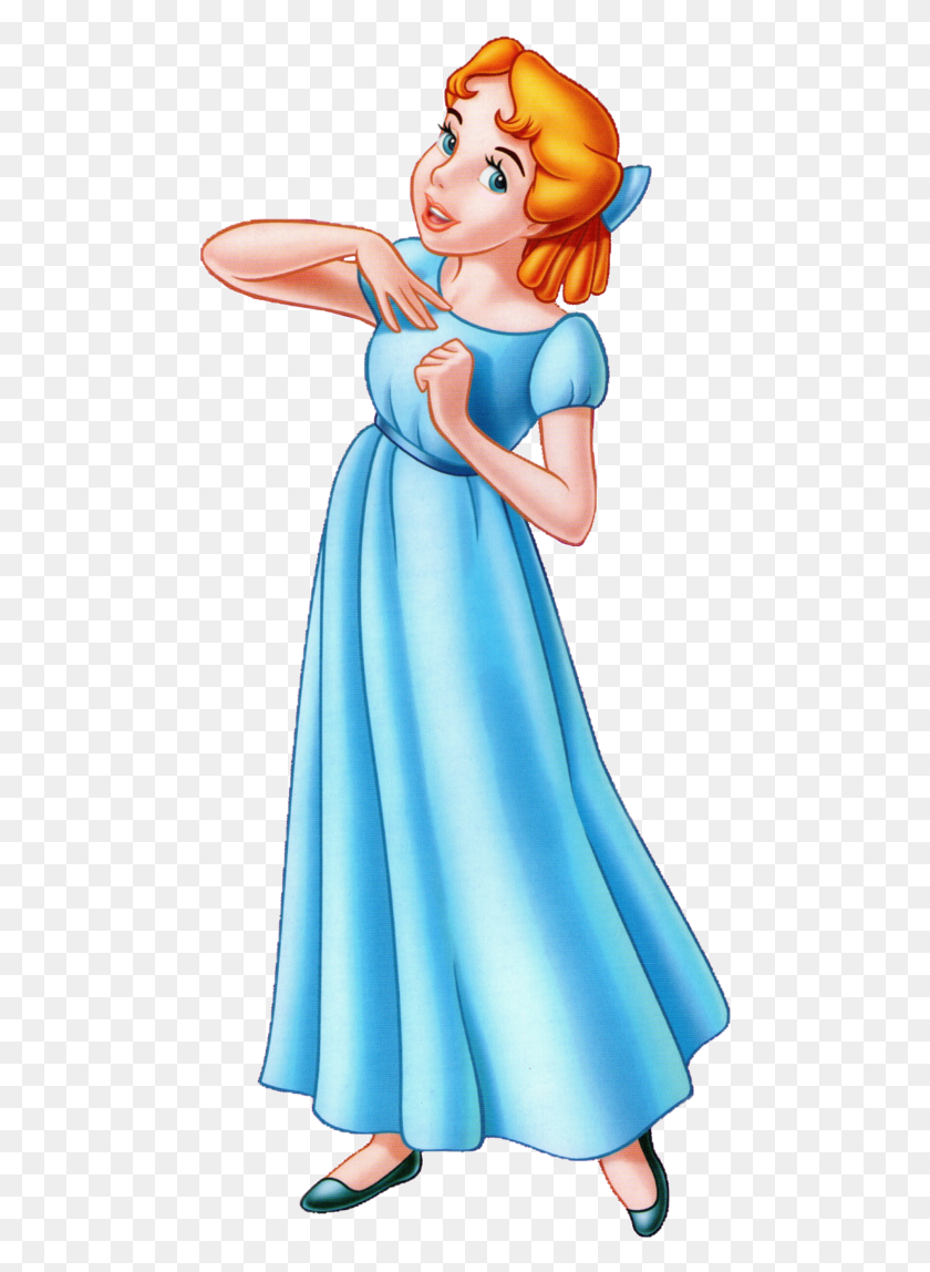 482x1088 Personagens Peter Pan Wendy Darling, Clothing, Apparel, Evening Dress HD PNG Download
