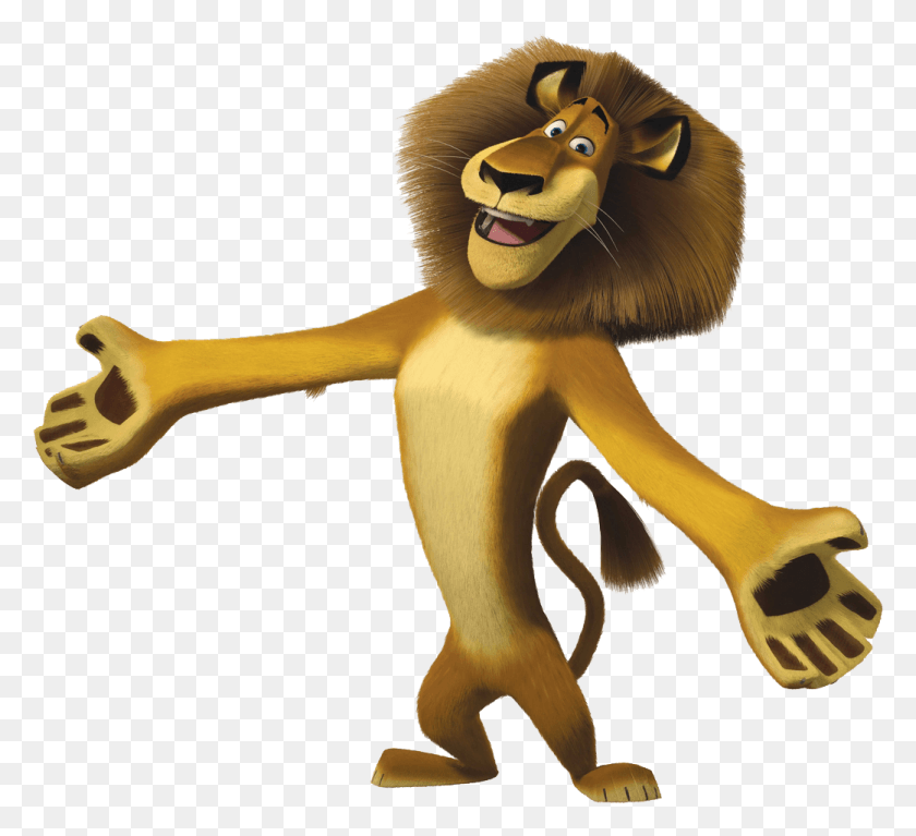 1041x944 Personajes De Madagascar Alex The Lion, Toy, Mascot, Mammal HD PNG Download