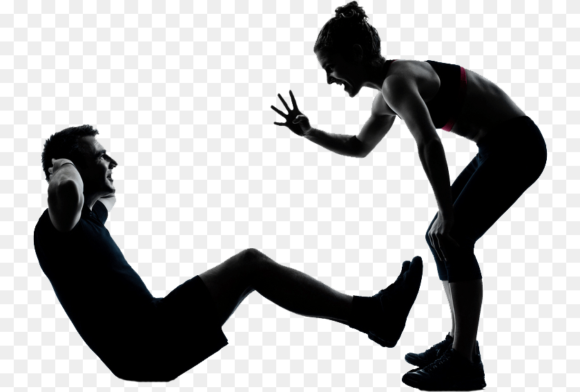 Personal Trainer Animations Black And White, Adult, Person, Woman, Female Clipart PNG