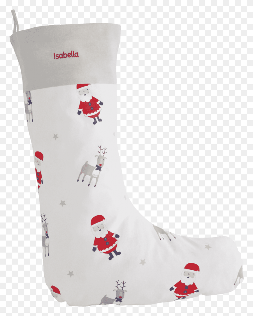 881x1120 Personalised Christmas Stocking Christmas Eve Sock, Clothing, Apparel, Stocking HD PNG Download