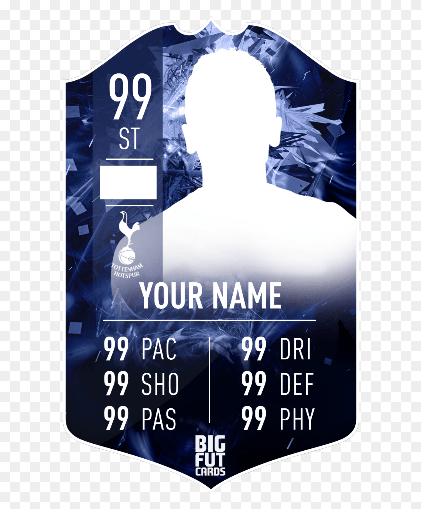 595x954 Personalised Tottenham Stark Fifa 19 If, Poster, Advertisement, Flyer HD PNG Download