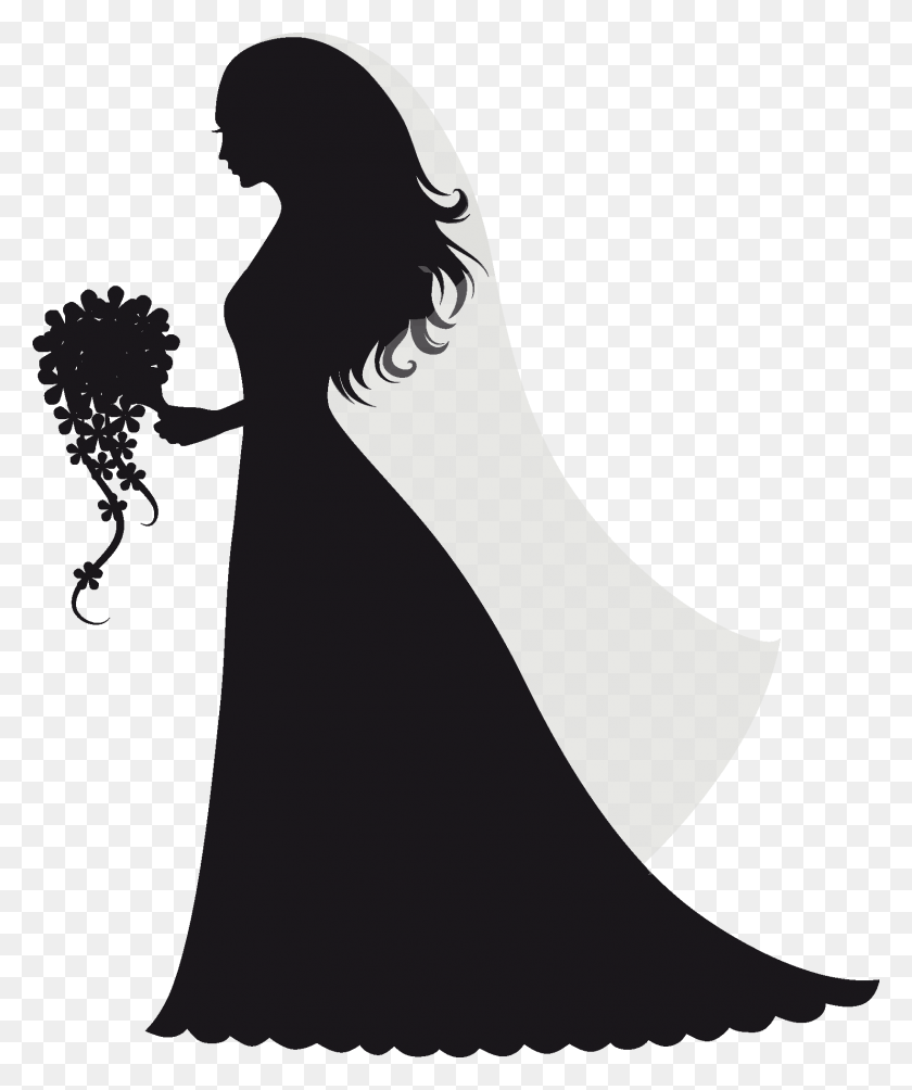 1637x1983 Personalized Bride Groom With Their Child Silhouette Bridal Shower Bride Silhouette, Axe, Tool HD PNG Download