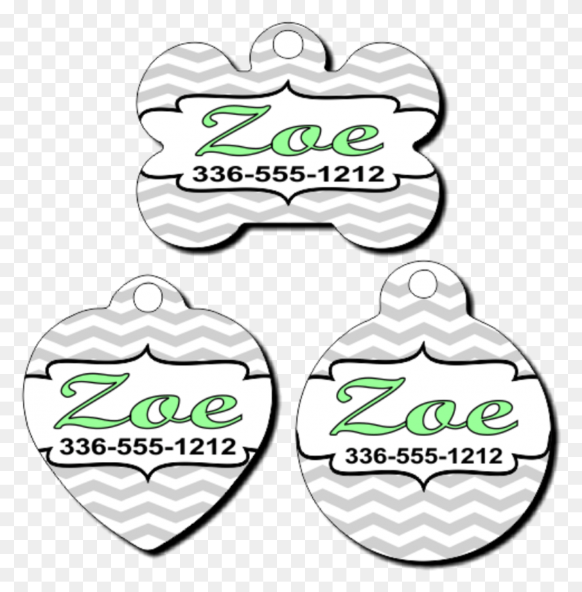 1066x1087 Personalized Chevron Background Pet Tag For Dogs And, Nature, Label, Text HD PNG Download