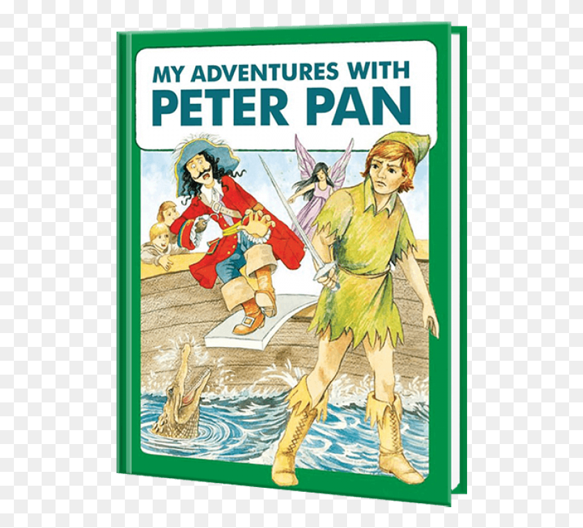 507x701 Personalized My Adventures With Peter Pan Book Peaterpan Book, Person, Human, Comics HD PNG Download