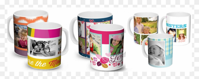 1201x419 Personalized Printing Mug Printing Images, Coffee Cup, Cup, Person HD PNG Download