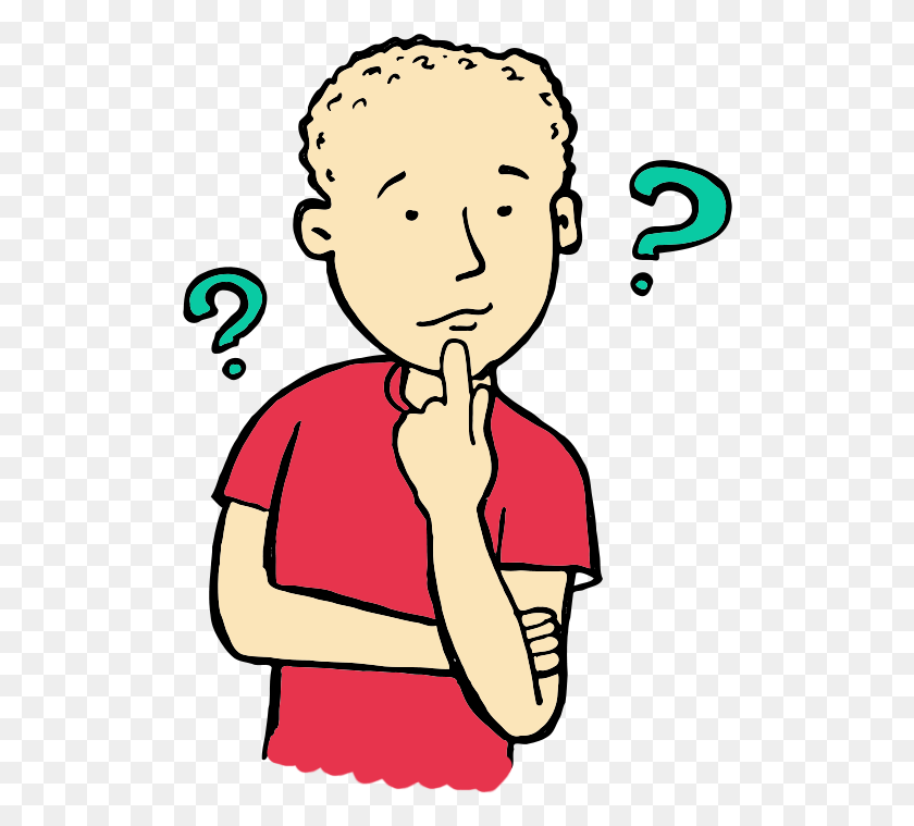506x699 Personas Pensando Drawing Of Someone Asking A Question, Person, Human, Face HD PNG Download