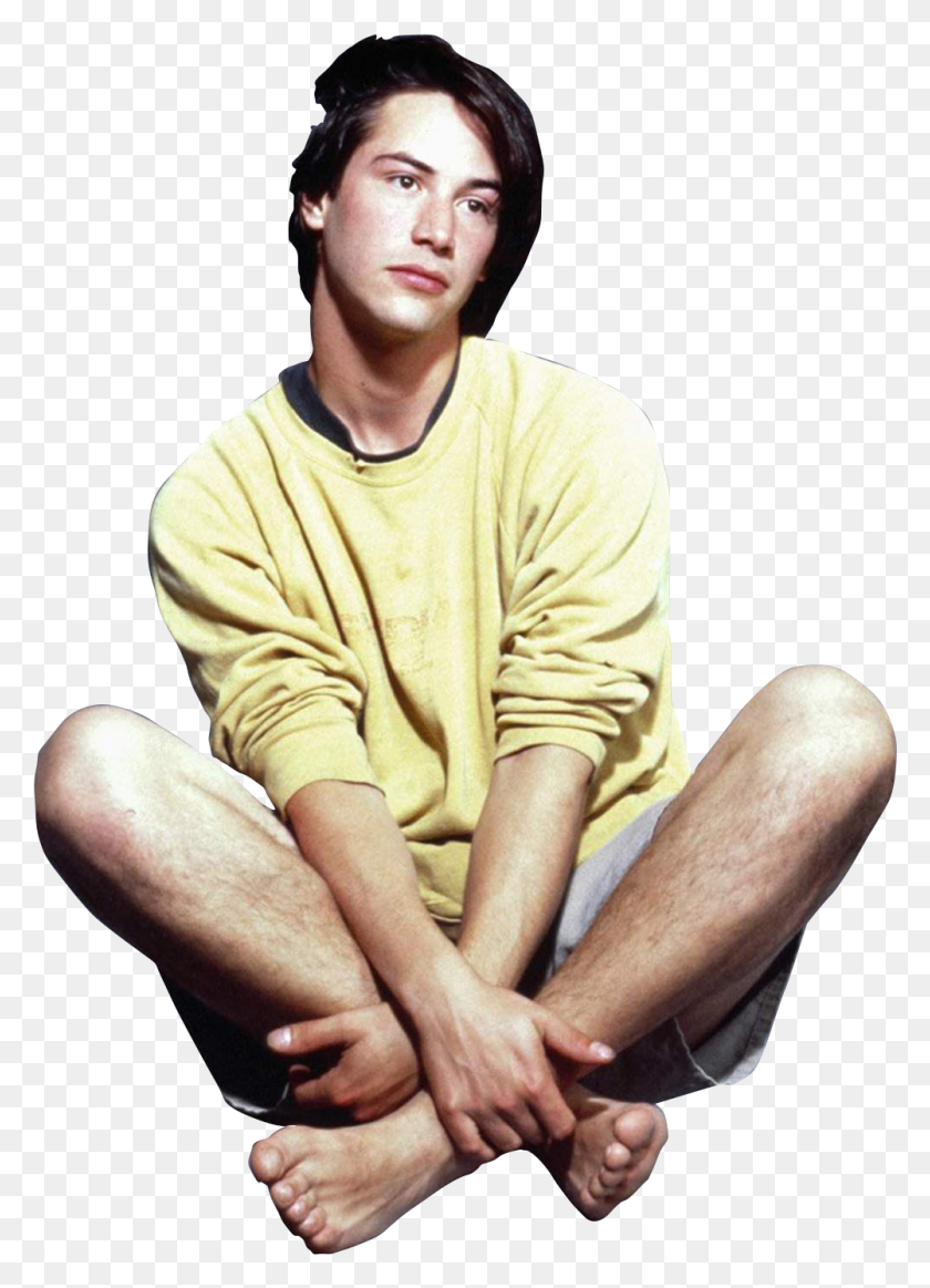 1001x1416 Personkeanu Reeves 80s Photo Keanu Reeves Young, Person, Human, Arm HD PNG Download