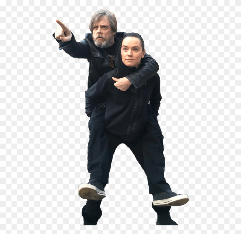 478x755 Personmark Hamill And Daisy Ridley Redux Mark Hamill Transparent Background, Clothing, Car, Vehicle HD PNG Download