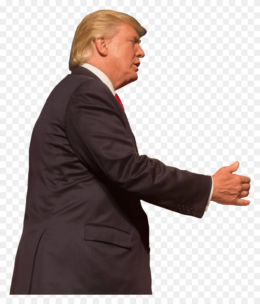 1624x1916 Persontrump Hugging Businessperson, Audience, Crowd, Person HD PNG Download