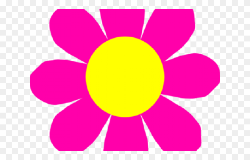 640x480 Petal Clipart Spring Flower Pink Flower Clipart, Daisy, Flower, Plant HD PNG Download