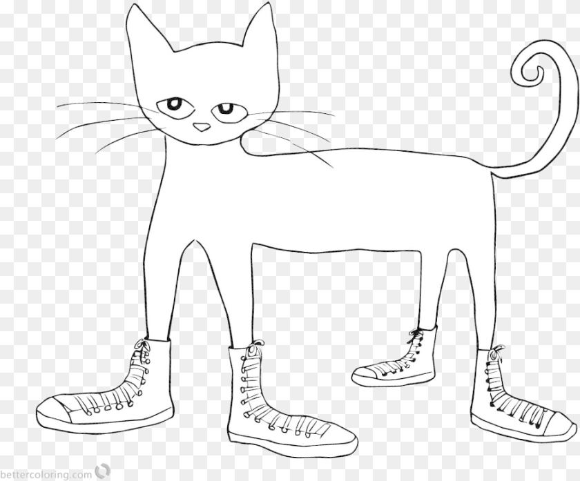 pete-the-cat-unique-coloring-pages-in-shoes-coloring-pete-the-cat