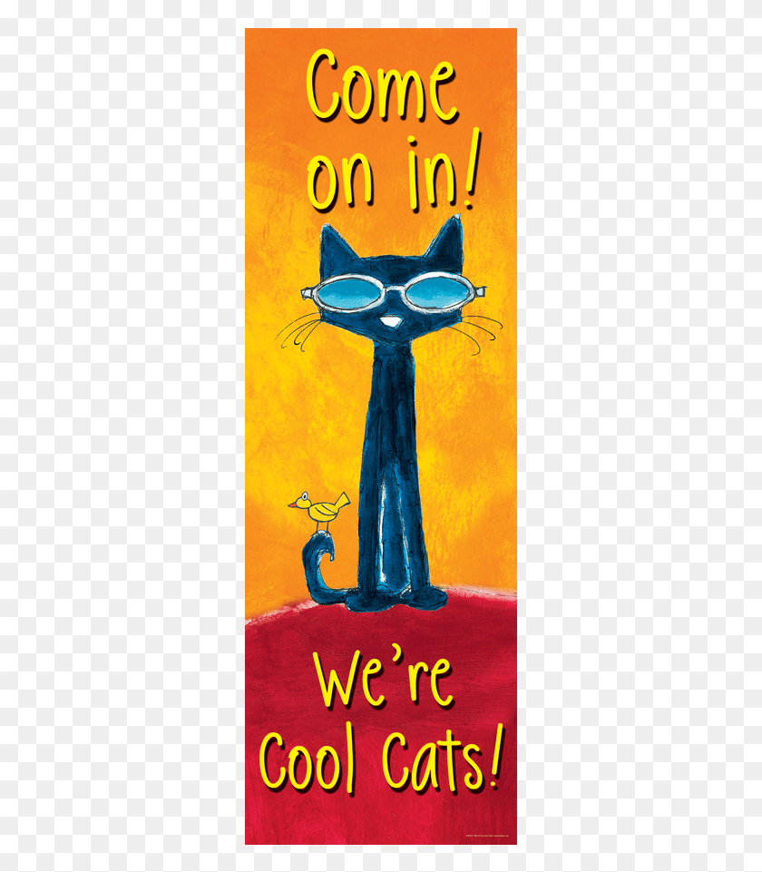 301x901 Pete The Cat Welcome Banner Image Pete The Cat Welcome Banner, Poster, Advertisement, Modern Art HD PNG Download