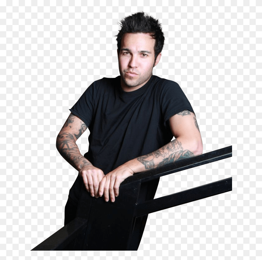 649x772 Pete Wentz Asked By Delightfulsage Sitting, Skin, Person, Human HD PNG Download