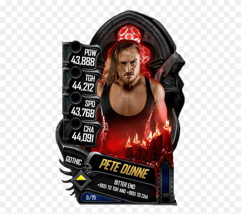 457x683 Petedunne S5 22 Gothic Gothic Cards Wwe Supercard, Person, Human, Cake HD PNG Download