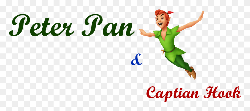 1330x537 Peter Pan And Captain Hook Peter Pan, Text, Person, Human HD PNG Download