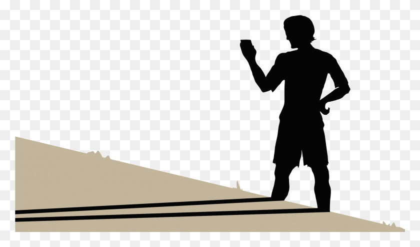 2329x1295 Peter Pan At The Strand Silhouette, Person, People HD PNG Download