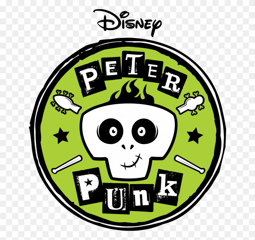 650x729 Descargar Png Peter Punk Logo Rapunzel39S Tangled Adventure Logo, Etiqueta, Texto, Símbolo Hd Png