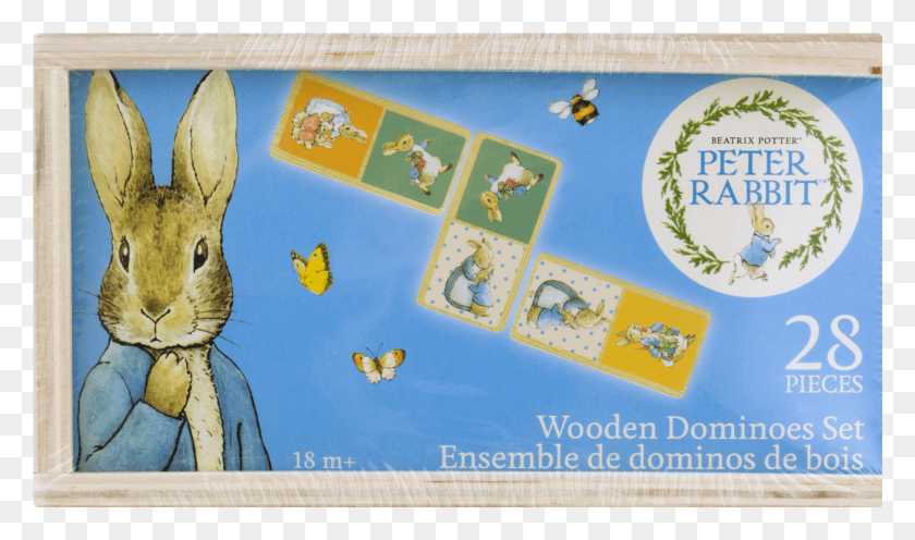 1801x1008 Peter Rabbit Beatrix Potter Wooden Dominoes Set 18m Rabbit, Toy, Game HD PNG Download