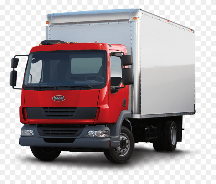 915x770 Peterbilt 220 2017 Peterbilt 220 Box Truck, Vehicle, Transportation, Trailer Truck HD PNG Download