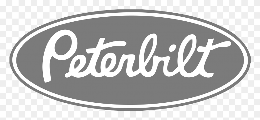 3069x1293 Peterbilt Logo, Label, Text, Meal HD PNG Download