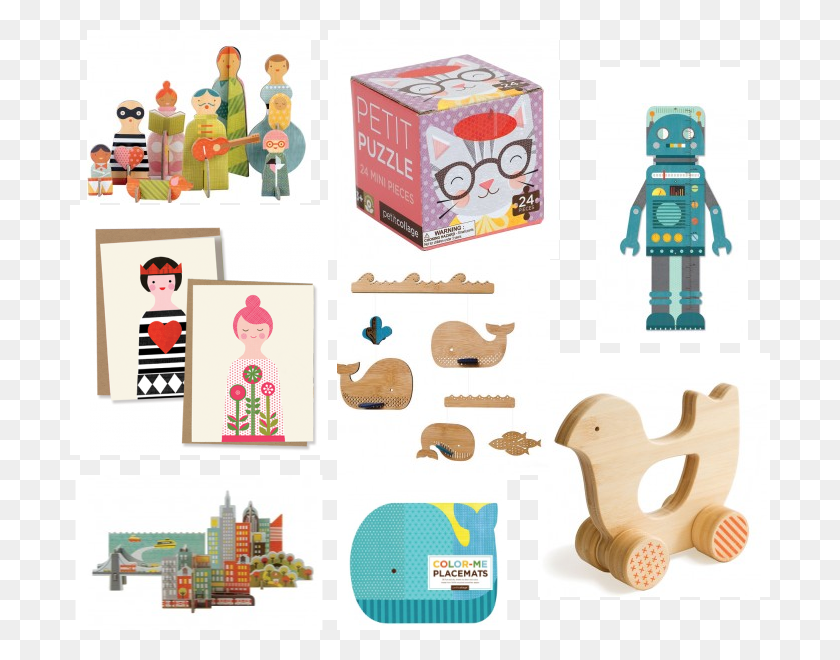 700x600 Раздача Детских Игрушек Petit Collage, Коробка, Игрушка, Этикетка Hd Png Скачать