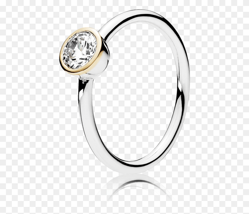 445x664 Petite Circle Ring Clear Cz Pandora Petite Circle Ring, Diamond, Gemstone, Jewelry HD PNG Download