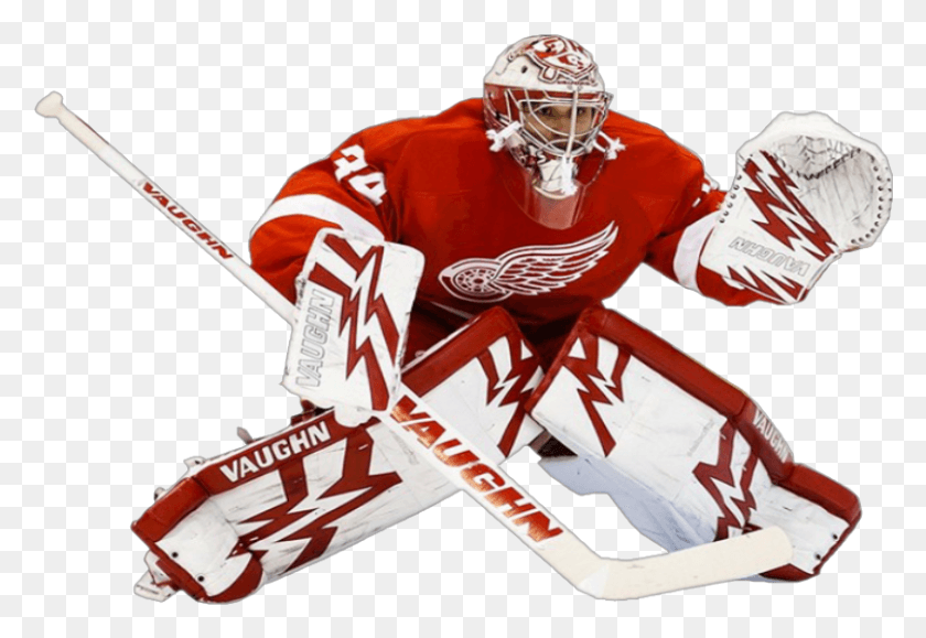 807x537 Petr Mrazek College Ice Hockey, Helmet, Clothing, Person HD PNG Download