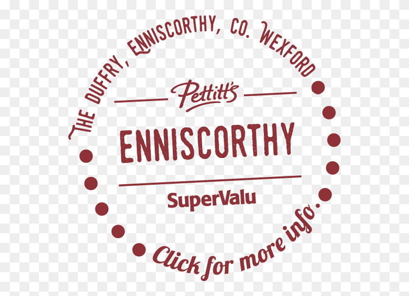 561x549 Pettitts Supervalu Enniscorthy Store Icon Circle, Label, Text, Word HD PNG Download