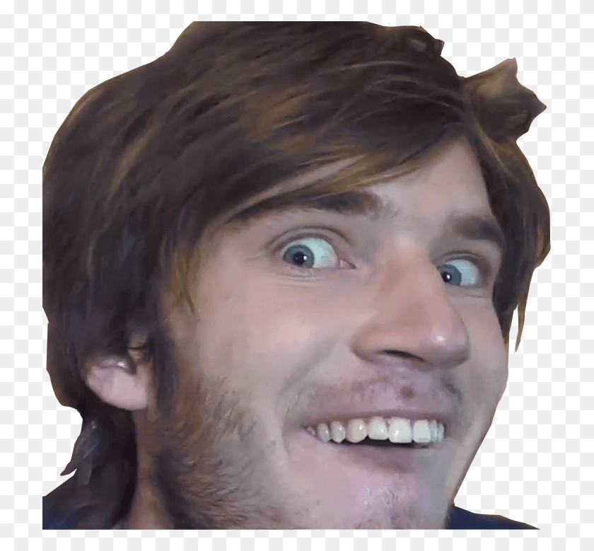 719x719 Pewdiepie Piw Die Pie Face, Person, Human, Man HD PNG Download