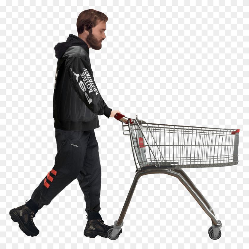 2457x2455 Pewdiepie Shopping Cart, Person, Human, Bow HD PNG Download