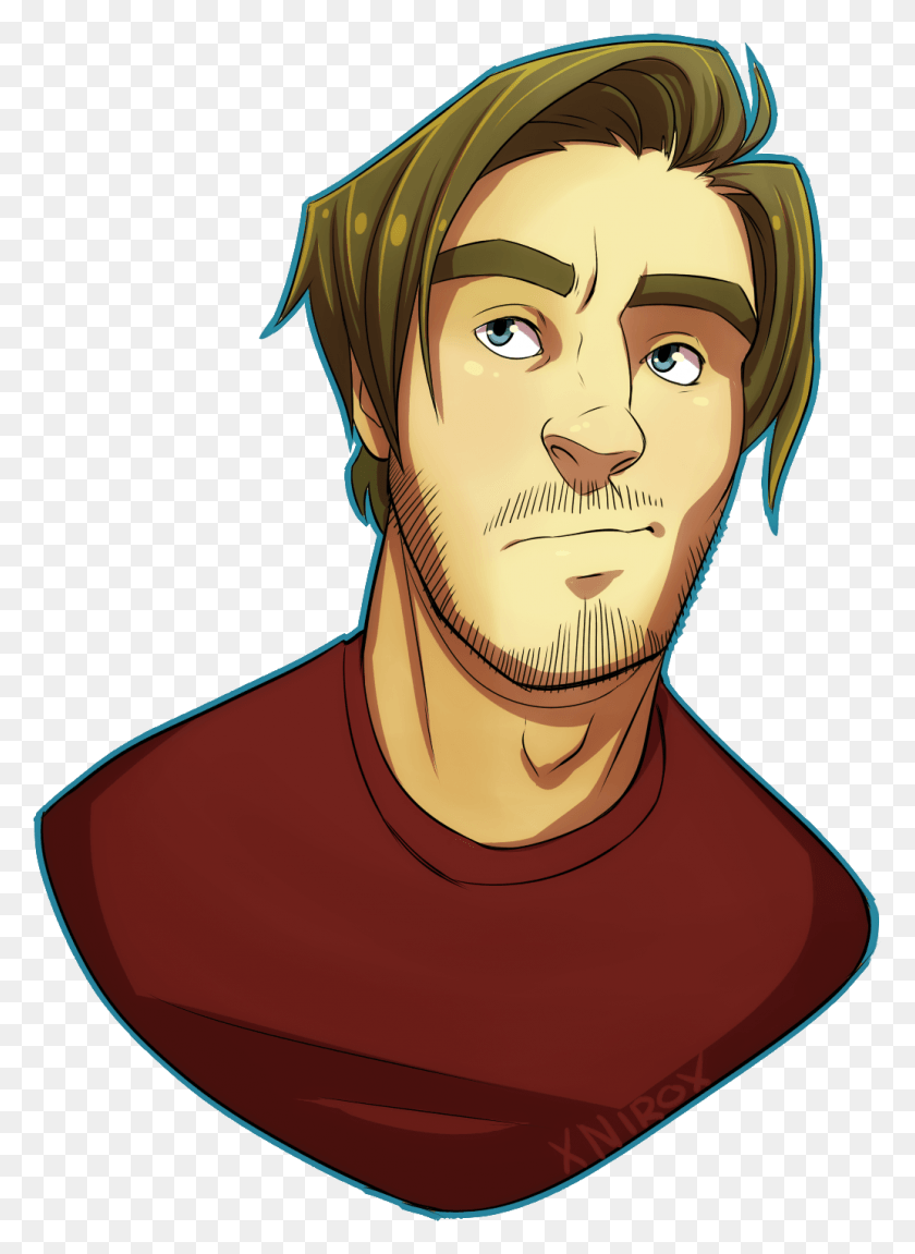 1033x1445 Pewdiepie With Transparent Background, Face, Person, Human HD PNG Download