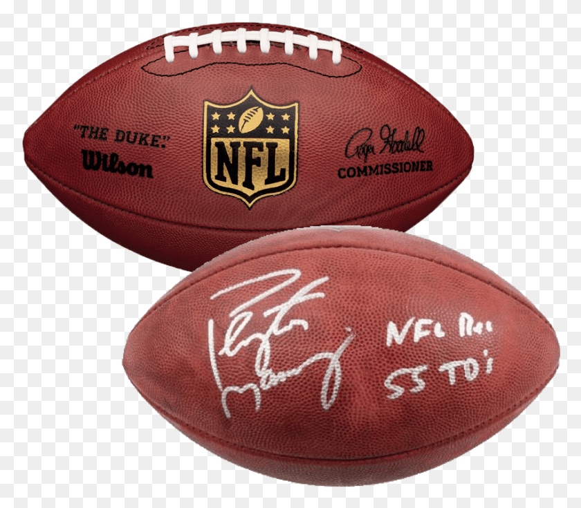 848x734 Peyton Manning Denver Broncos Nfl Authentic Autographed Nfl Football The Duke, Baseball Cap, Cap, Hat HD PNG Download