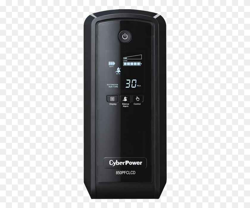 280x639 Pfc Sinewave Cp850pfclcd 850va510w 120v 10 Outlets Cyberpower Pfc Ups, Mobile Phone, Phone, Electronics HD PNG Download