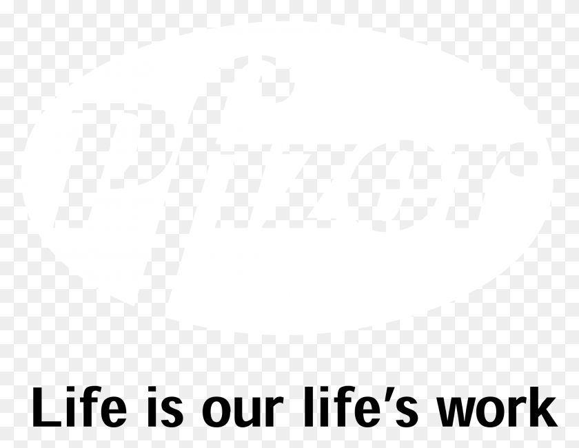 2087x1582 Pfizer Logo Black And White Google Affiliate Network, Label, Text, Word HD PNG Download
