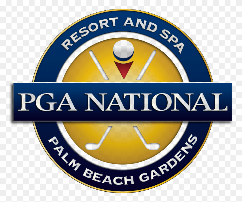 3497x2881 Descargar Png Pga National Resort Amp Spa39S Logotipo, Símbolo, Marca Registrada, Insignia Hd Png