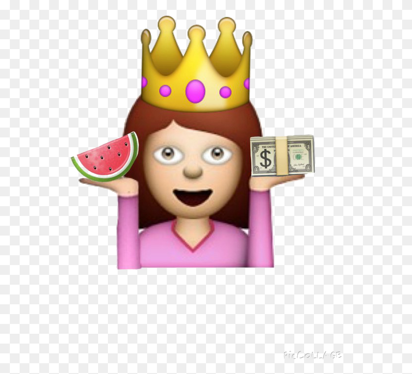 555x702 Ph Kin N Money Girl Emoji, Toy, Dollar HD PNG Download