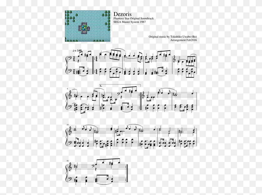 429x566 Phantasy Star Ii Sheet Music, Outdoors, Nature, Astronomy HD PNG Download