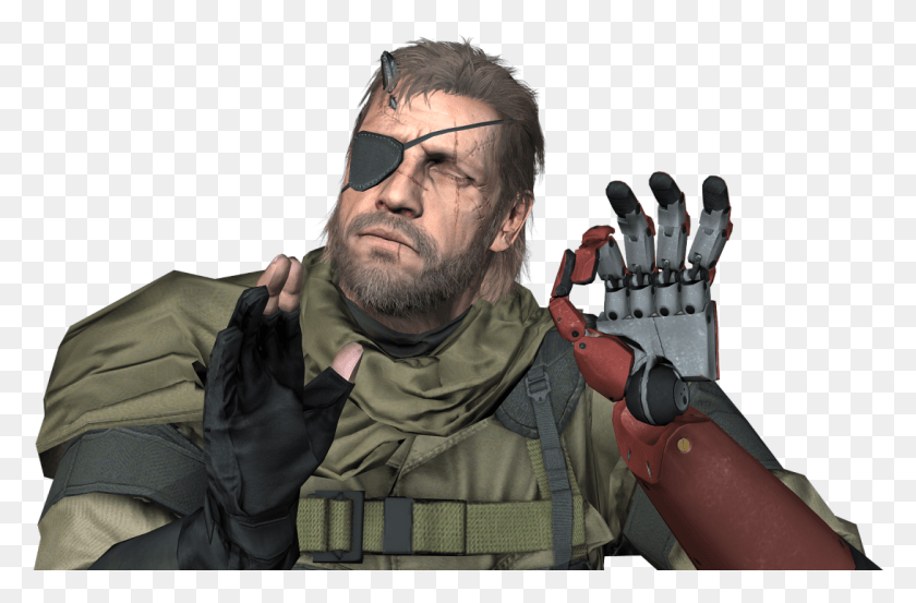1091x690 Descargar Png Phantom Zeroes Pain Kojima Solid Big Hideo Clipart Pacha Meme Metal Gear, Persona, Humano, Ropa Hd Png
