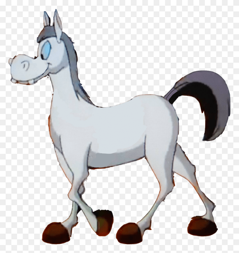 877x931 Phar Fignewton Cartoon, Млекопитающее, Животное, Лошадь Hd Png Скачать