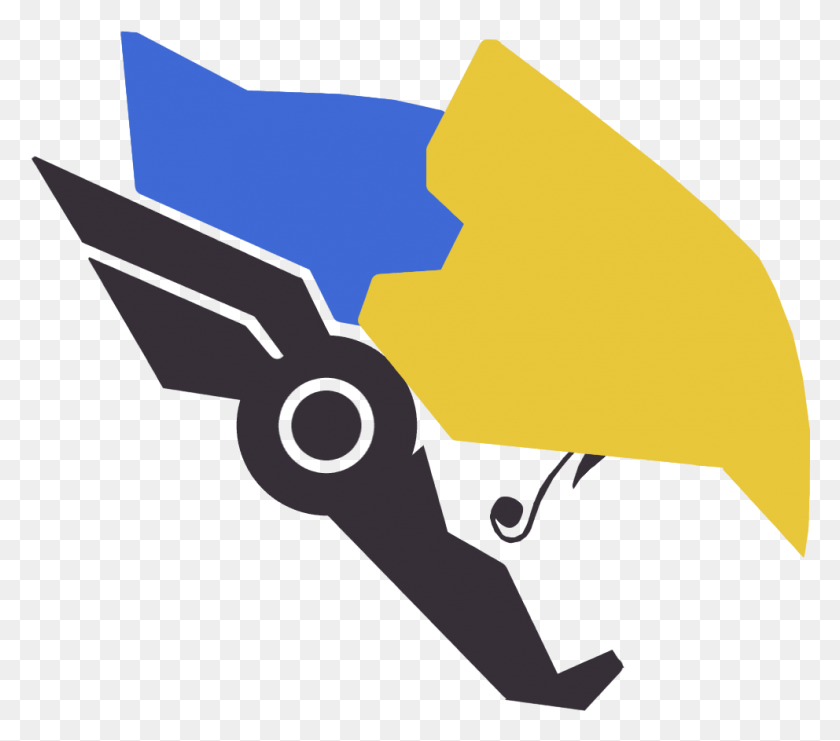 992x867 Pharah Icon Overwatch, Weapon, Weaponry, Axe HD PNG Download
