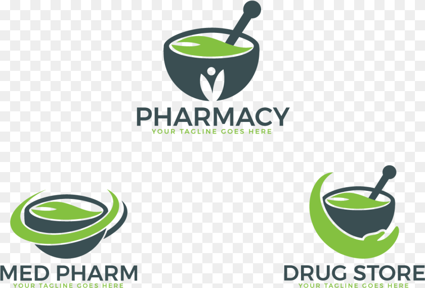 Pharmacy Medical Logo Design Set Graphic Design, Weapon, Cannon, Plant, Herbs PNG