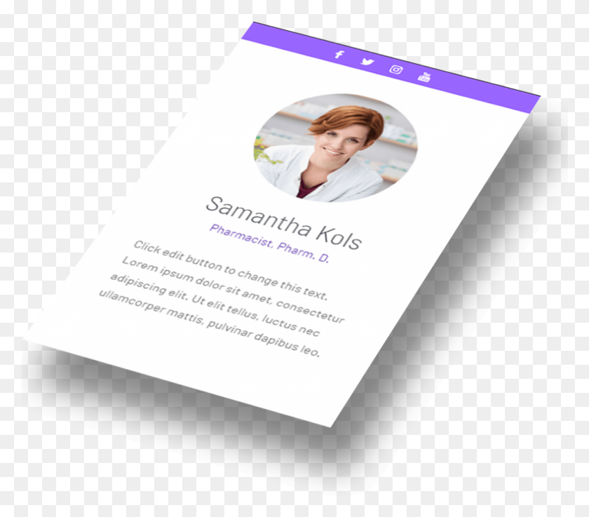 1025x890 Pharmacy Website Testimonial Section Brochure, Person, Human, Advertisement HD PNG Download