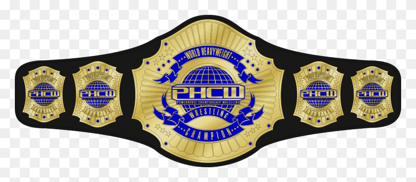 1600x635 Phcw Wrestling Championship Belt Concept Concept Championship Belt, Logo, Symbol, Trademark HD PNG Download