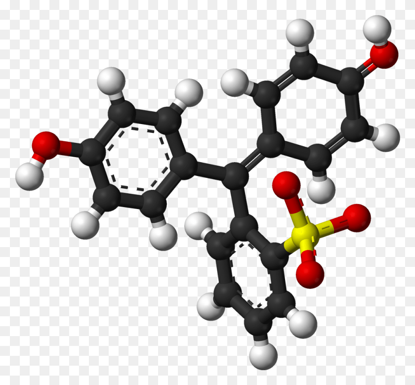 1001x924 Phenol Red Zwitterionic Form 3d Balls Molecule, Accessories, Accessory, Toy HD PNG Download