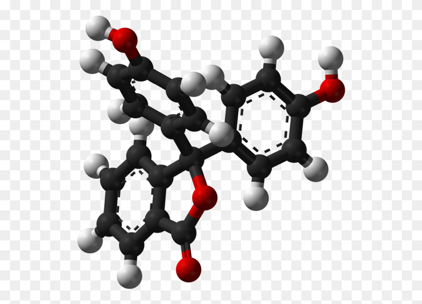 536x547 Фенолфталеин Бесцветные Шарики С Низким Ph 3D Молекулярная Модель Кокаина, Игрушка, Сфера, Ядерная Hd Png Скачать