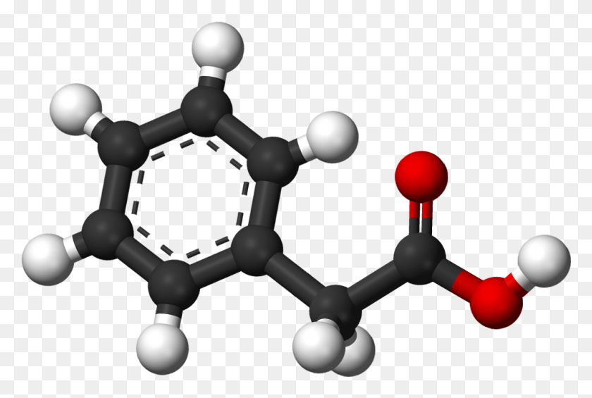 998x647 Phenylacetic Ac Carboxylic Acid 3d Structure, Sphere, Joystick, Electronics HD PNG Download